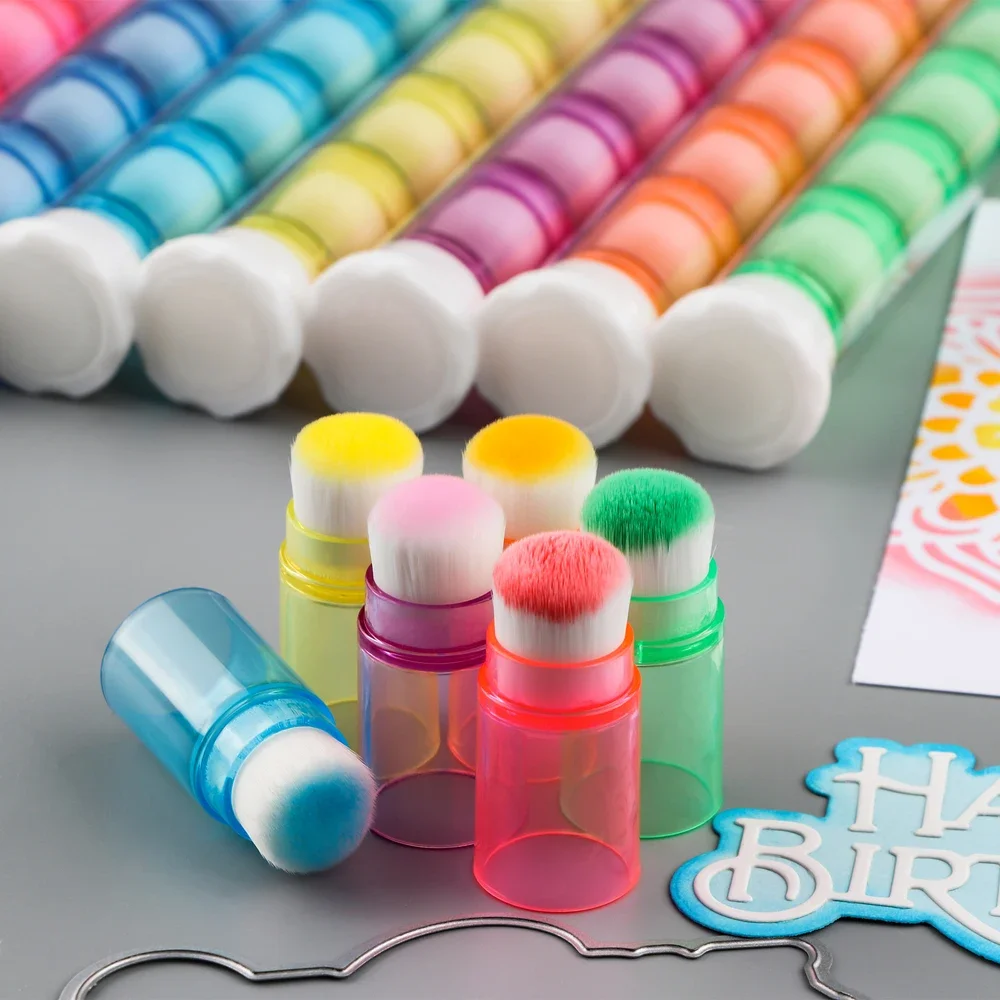 Brush Bristle Set - 8 sztuk/zestaw kolorowe Mini pędzle do