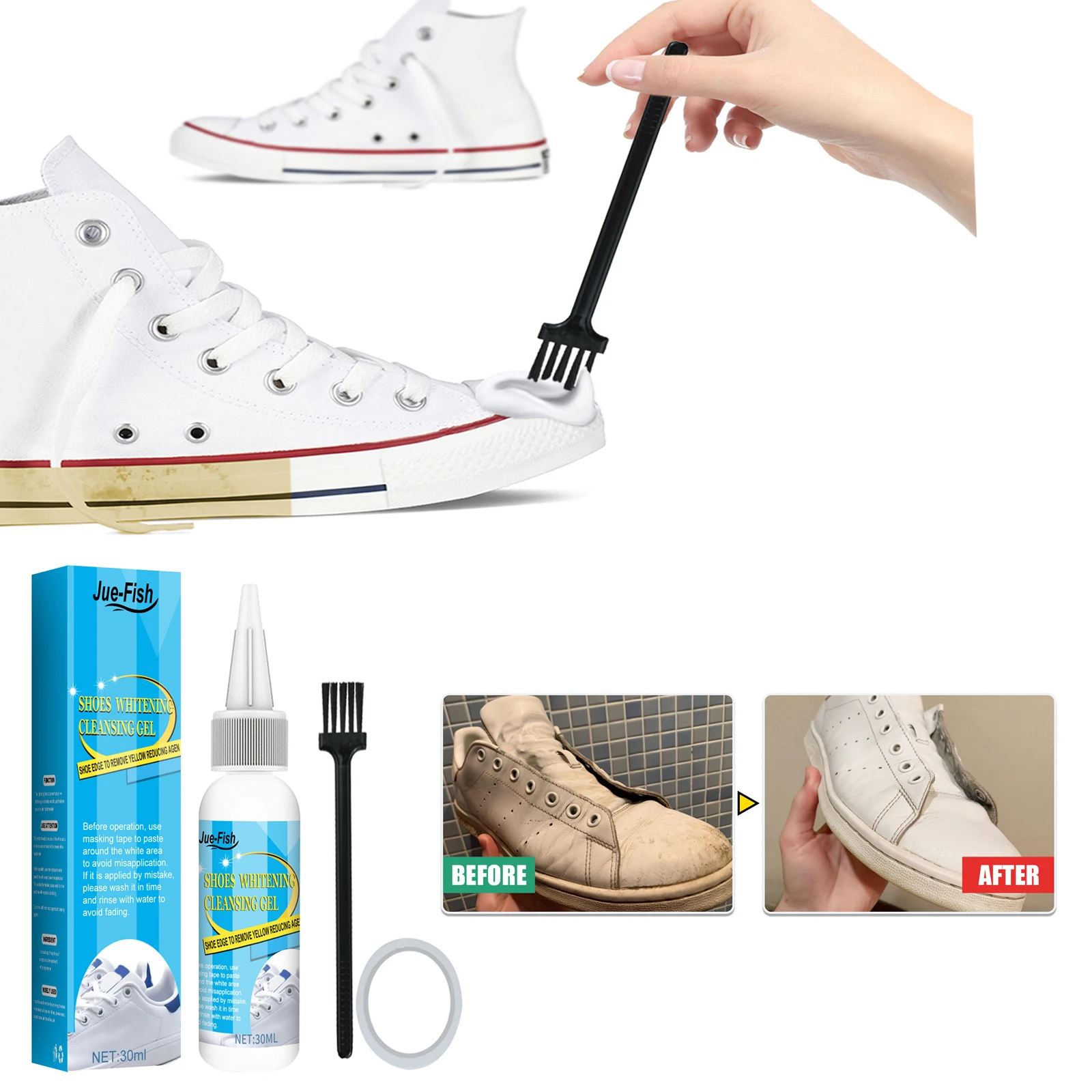 Białe buty żel oczyszczający p – Sneaker Care Kit recenzja i cena