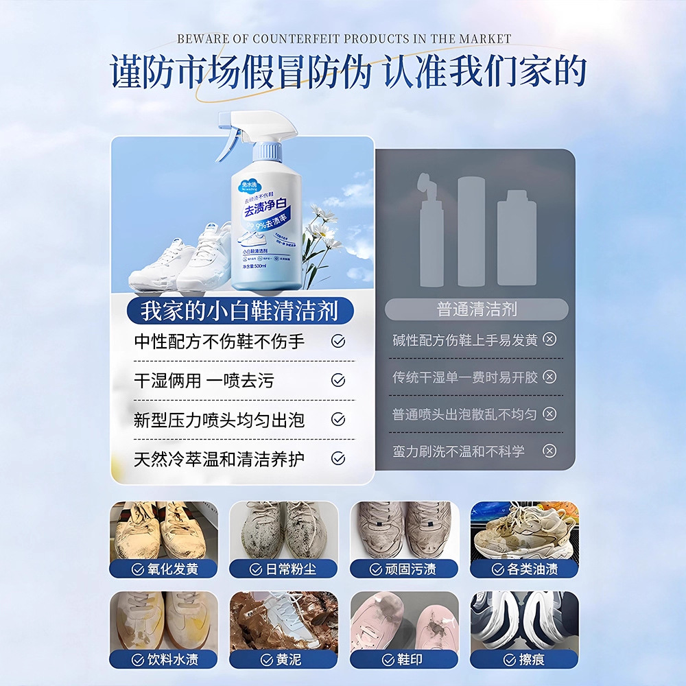 500ml biały środek do czyszcze – Sneaker Care Clean recenzja i cena